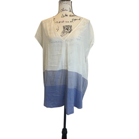 NEW J.CREW DOLMAN TUNIC SHIRT SZ XL RELAXED FIT COASTAL CHIC - Picture 11 of 15